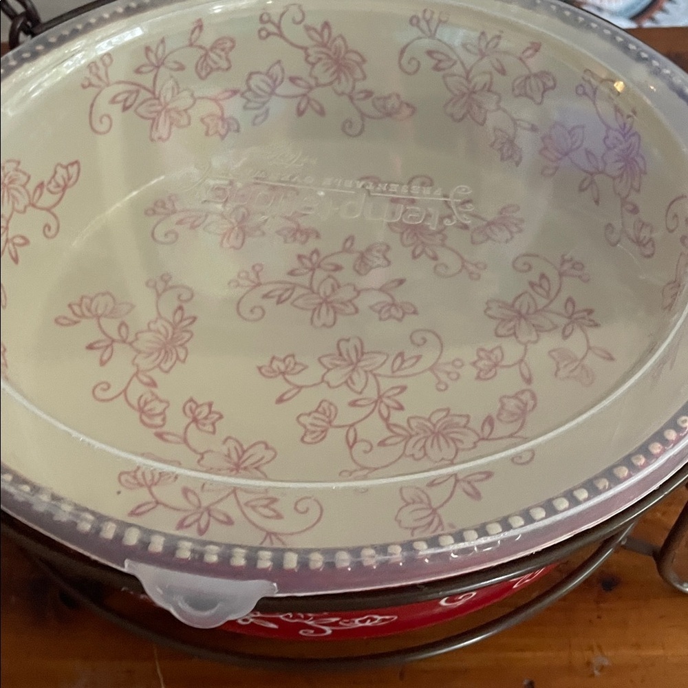 Vintage Temp-Tations Floral Lace Ovenware set - Picture 11 of 11